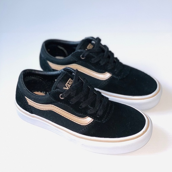 black and gold vans old skool